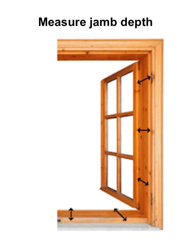 Jamb depth